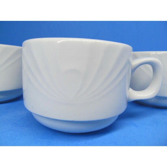Dudson Olympus White Coffee Cups Bundle of 5 - Picture 9 of 12